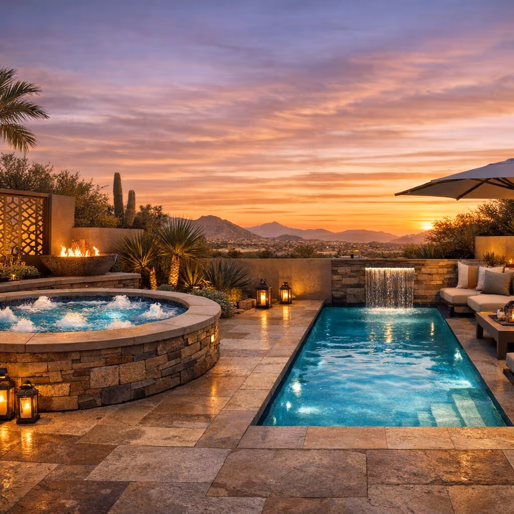 Luxury Pool Builder Scottsdale Spool vs Pool for Small Yards