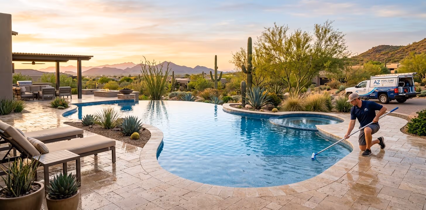 Weekly Pool Maintenance Scottsdale for Luxury Desert Pools
