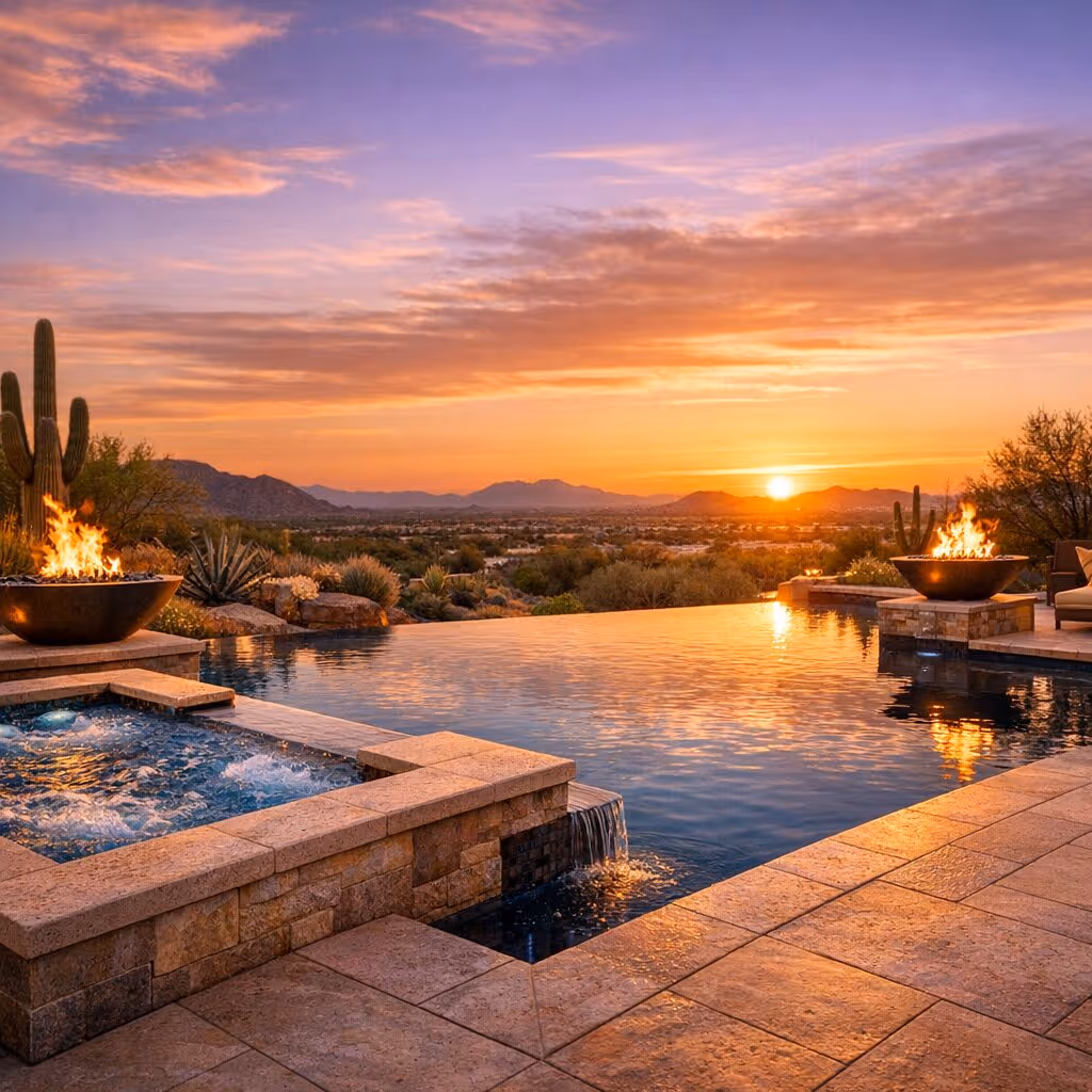 High End Pool Rebuilds: Scottsdale Luxury Backyard Transformations